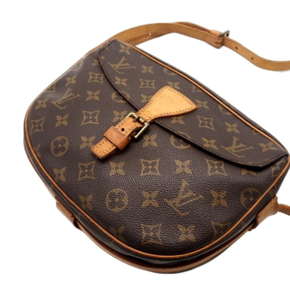 Pre-Owned LOUIS VUITTON Monogram Jaune Fille 25 M51226 Handbag in Brown Coated Canvas for Women