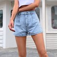 thumbnail image 4 of Rezuofi Shorts for Women Trendy 2025 Casual Summer Drawstring Shorts with Pockets Beach Loose Elastic Waist Vacation Clothes, 4 of 7