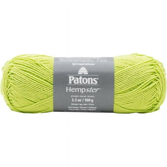 Spinrite 244711-11004 Hempster Yarn, Lime Punch