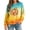 VKOYWKM-ZQR1-Yellow, variant on VKOYWKM Womens Halloween Crewneck Sweatshirt Pumpkin Graphic Sweatshirts Pullover Long Sleeve Fall Party Tops Halloween Sweatshirts