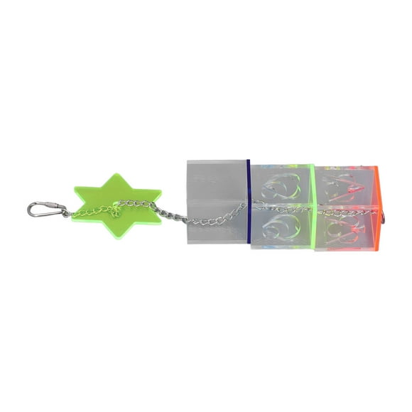 Pet Bird Foraging Toys, Puzzle Six Pointed Star Pet Bird Foraging Box Acrylic For Pet Birds