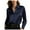 Blue, variant on larppty Womens Satin Button Down Shirt Business Casual Long Sleeve Silk Blouse Collared Curved Hem Slim Fit Office Smooth Work Tops (Purple, S)
