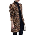 thumbnail image 1 of Chaquetas de abrigo sueltas de tweed con cuello de solapa informal para mujer Fridja  BV0+966, 1 of 1