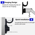 thumbnail image 3 of Pecham EV Holder, EV Charging Cable Holder, EV Cable Holder Wall-Mount Electric Vehicle Charger, Universal J Hook Electric Vehicle Charging Cable Holder, 3 of 6