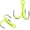 1#, variant on 9KM DWLIFE Treble Hooks 10Pcs Fluorescent Green Triple Hooks High Carbon Steel Catfish Hooks Corrosion-Resistant Saltwater Fishing Hooks