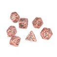 thumbnail image 3 of Metal DND Dice  7pcs Hollow Skull Polyhedral Dice  D & D Dice Set For D & D Dungeons And Dragons RPG  Table Games  And Math Teaching  Role Playing Game Accessories  Tabletop Games, 3 of 8