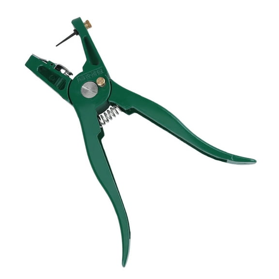 Livestock Pliers, Easy Use Ergonomic Steel Ear Tag Pliers with Spare Pin for Pigs Sheep Cattle