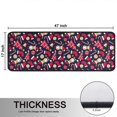 thumbnail image 5 of Kitchen Rugs Sets Of 2,Dark Blue Christmas Pattern Anti Fatigue Kitchen Mat Rugs Non Slip Washable,Decorative Kitchen Floor Mats for Kitchen,Sink,Laundry,17"x47"+17"x47", 5 of 5