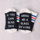 thumbnail image 5 of Si puedes leer estos calcetines divertidos y novedosos regalos para amantes de la cerveza y el café para hombres y mujeres, 5 of 5