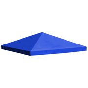 Angle View: vidaXL Gazebo Top Cover 0.68lb/m² 118.1"x118.1" Blue