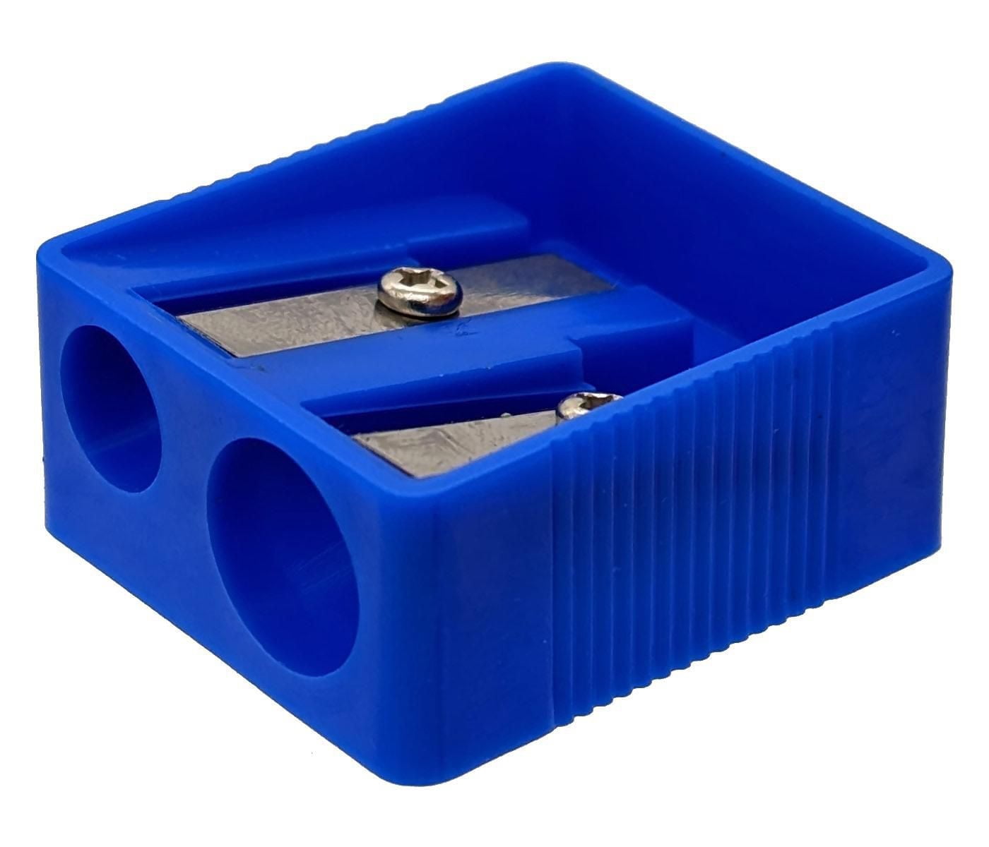 Merangue Twin-Hole Sharpener, 2-in-1, Assorted, 24 Pack