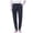 Navy, variant on Large Casual Pants For Men Trendy Business Casual Pants For Spring Comfortable Straight Leg Solid Color Trousers Black 2XL
