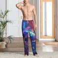 thumbnail image 6 of Lsque Starry Sky Turtle Print Men's Pajama Pants, Lounge Pant - Comfortable Home Wear,Elastic Waistband, Stylish Design-XX-Large, 6 of 9