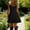 Black, variant on Mini Women's Sundresses White Cotton Linen Sleeveless Summer Sleep Dress Loose Fit Ruffle Hem A Line V Neck Dresses