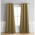 thumbnail image 5 of Henley Faux Linen Room Darkening 76 x 84 in. Grommet Curtain Panel Pair, 5 of 7