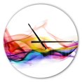 thumbnail image 1 of Designart 'Abstract Smoke ' Modern wall clock, 1 of 4