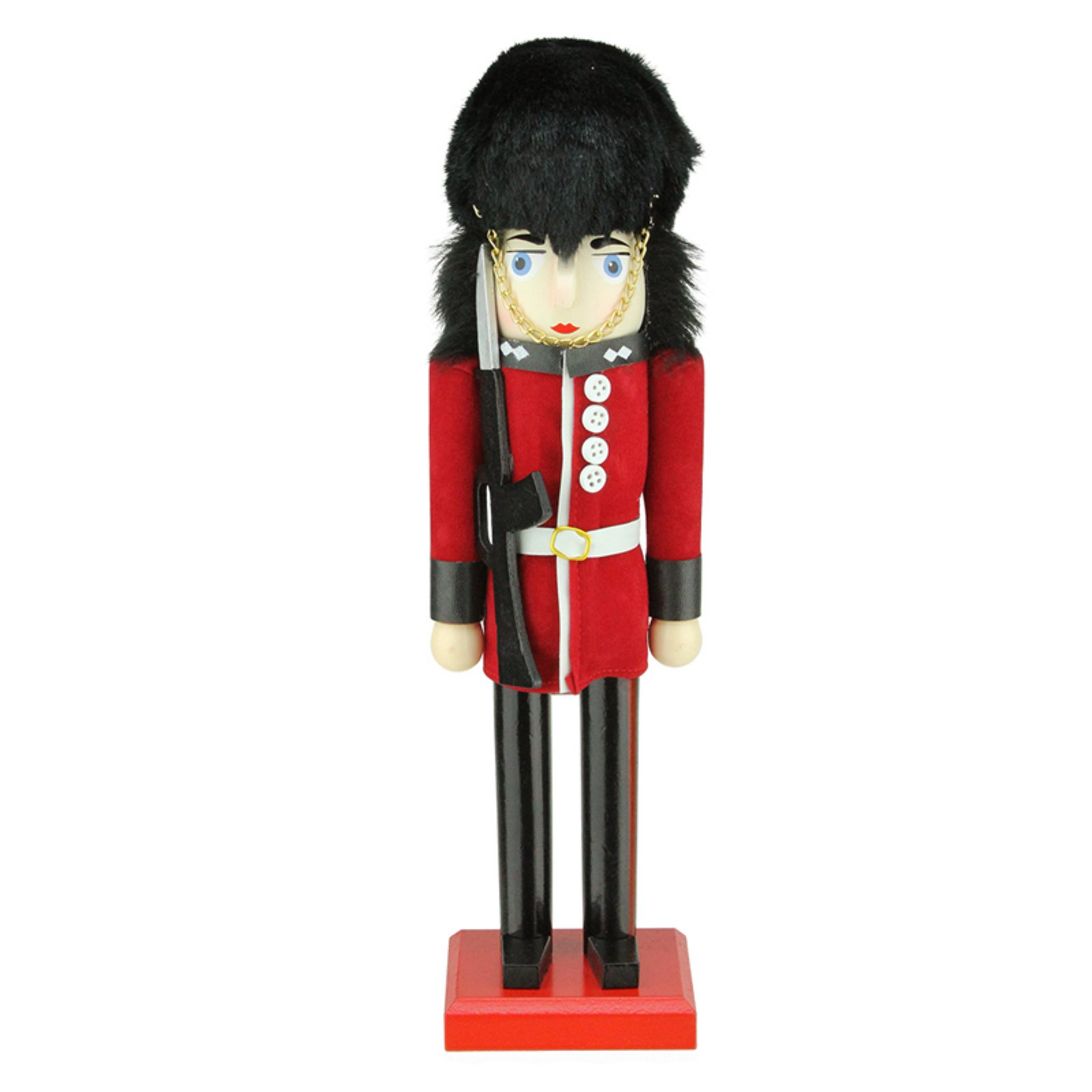 Nutcracker Factory 14 in. Decorative Wooden Royal Guard Nutcracker