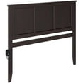 thumbnail image 2 of Kingfisher Lane Madison King Solid Wood Panel Headboard in Espresso, 2 of 4