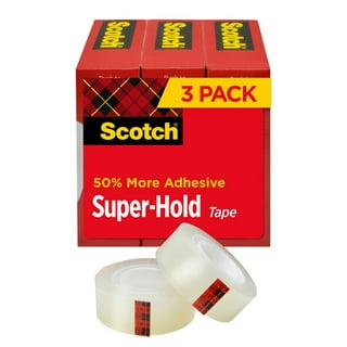 Scotch Transparent Tape, 3/4 in x 300 in, 3 Dispensers