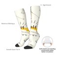 thumbnail image 4 of Fotbe Golf Icons And Golfer Calcetas Divertidas Estampadas para Hombre y Mujer, Calcetas de Algodón hasta la Rodilla para Caminar, Correr, Enfermería y Embarazo, 4 of 6