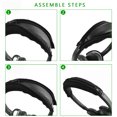 thumbnail image 5 of Geekria Flex Fabric Headband Cover Compatible with Boses QC3, AE2w, AE2i, AE2 Headphones, Replacement Repair Part, Sweat Cover, Easy DIY Installation (Black), 5 of 6