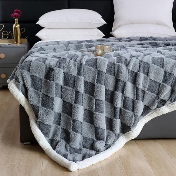 Dvkptbk Bed Blanket Multifunctional Cover Blanket Napping Blanket Flannel Gift Small Blanket Napping Blanket Coral Color Flannel Blanket Bedding