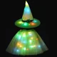 thumbnail image 5 of Luces LED luminosas para mujer, niña y niño, sombrero de elfo, bruja, falda con estrellas, telaraña, disfraz de mago, regalo para fiesta, festival de Halloween, 5 of 5