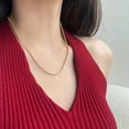 thumbnail image 6 of 925 Sterling Silver Moissanite Exquisite Necklace, Minimalist Elegant Temperament Versatile Daily Banquet Party Wear Jewelry, 6 of 9