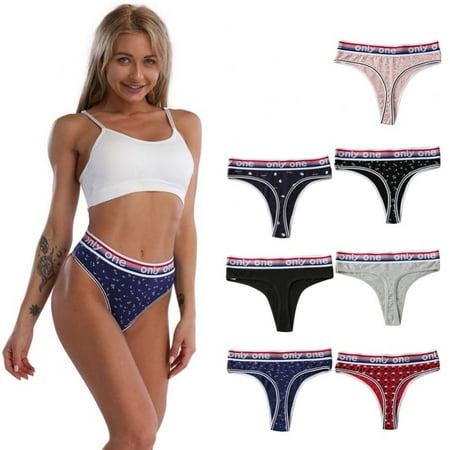 

Pretty Comy Women s Breathable Seamless Thong Panties Underwear Pack