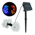 thumbnail image 2 of 23 FT 50 LED Solar String Lights 8 Modes Solar Fuzzy Ball String Lights Hanging Decorative Lighting IP65 Waterproof Dandelion Fairy Lights Garden Light for Home Wedding Party Patio Garden, 2 of 8