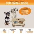 thumbnail image 4 of Neater Pets Neater Feeder Deluxe Mess-Proof Elevated Food & Water Bowls for Small Dogs, Cappuccino, 4 of 8
