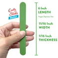 thumbnail image 4 of CraftySticks- 1000 Pack, 6 Inch Green Color, Jumbo Wood Popsicle Sticks for Crafts, Home, School Art, Building, Learning, Wood Tongue Depressor Size, 4 of 5
