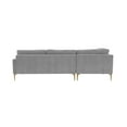 thumbnail image 5 of Tov Furniture Serena Gray Velvet LAF Chaise Sectional, 5 of 7