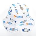 thumbnail image 2 of ZACPNCV Baby Bucket hat UPF 50 and Wide Toddler Sun hat Beach for Boys White Free Size, 2 of 4