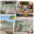 thumbnail image 5 of Rustic Green Leaves Outdoor Waterproof Pillow Covers, Spring Pastoral Nature Vines Plants Decorative Square Throw Pillowcase Sofa Cushion Sham for Patio/Couch/Chair, 20"x20" 2 Pack, 5 of 8