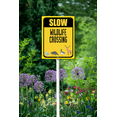 thumbnail image 5 of Eveokoki Slow Wildlife Crossing Sign With Stake For Neighborhoods Yard Farm Aluminium Caution 8x12inch Farm Decorations Yard Lawn Walkway Decorations Animal Signs, 5 of 6