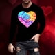 thumbnail image 1 of Amzcrzy Sudadera Para Hombre, Moda Masculina, Estampada, Deportiva, Fitness, Manga Larga, Informal, Cuello Redondo, Color Negro, M, 1 of 5