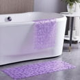 Bath shower mat non slip extra large pebble bathtub mat for kids