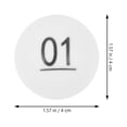 thumbnail image 3 of 50Pcs Number Lottery Balls Activity Lottery Balls Entertainment Raffle Drawing Balls Party Game Balls, 3 of 8