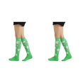 thumbnail image 3 of Minnieouse 1 par de calcetines a rayas hasta la rodilla, medias elásticas, estrella de cinco puntas estrella de cinco puntas 2piezas Minnieouse CBP288944, 3 of 6