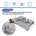 thumbnail image 5 of 50Pcs 35mm DIN Rail Terminal Block End Stopper Mounting Clips, 5 of 5