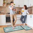 thumbnail image 6 of Seashells Algae Bubbles Kitchen Mats Non Slip Standing Desk Mat Runner Rug Washable Kitchen Rugs for Floor 2PCS, 6 of 7