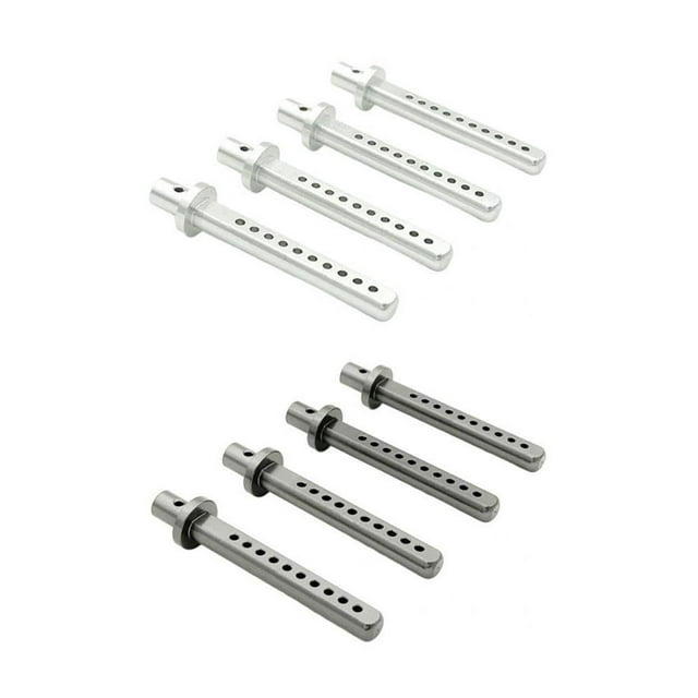 Soportes de poste de cuerpo de metal perfke Para Axial SCX10 90027 1/10 RC Car