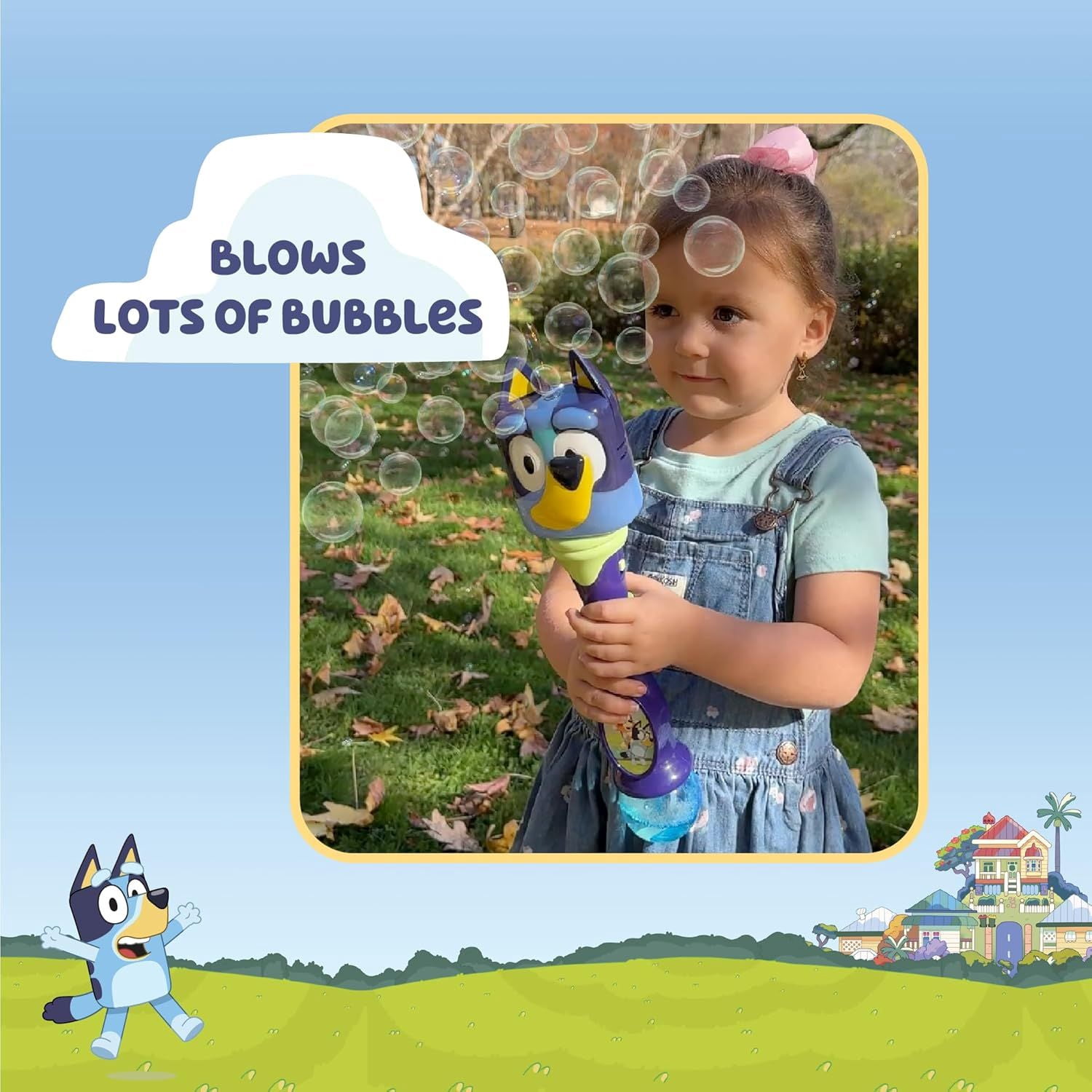 Little Kids Inc. Bluey Light & Sound Bubble Wand