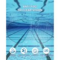 thumbnail image 3 of Gafas de natación Freela, 2 unidades, visión ancha de 180°, antivaho, 3 of 7