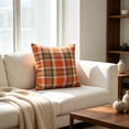 thumbnail image 6 of Fall Plaid Throw Pillow with Insert, Double-Sided Tartan Cushion for Sofa, Couch or Bed, 6 of 6