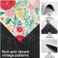 thumbnail image 3 of Pioneer Flower Floral Print Pattern Kitchen Rugs Sets Of 3,Kitchen Runner Rugs Non Skid Washable,Decorative Kitchen Floor Mats for Kitchen,Sink,Laundry,17"x30"+ 17"x47" + 17"x59", 3 of 6