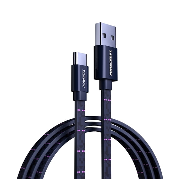 Liquipel Powertek Minecraft USB-A to USB-C - Enderman