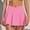 Pink, variant on Daolelai Sports Skirt Yoga Shorts Culottes Tennis Skirt Clothing Fitness Clothes Running Outdoor High Waist Yoga Clothes for Women