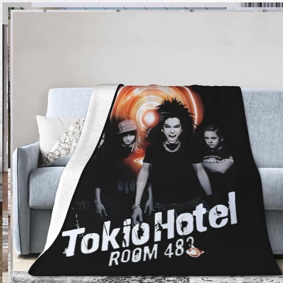 Ultra Soft Throw Blanket Tokio Music Hotel Flannel Light Weight Warm Blanket for Living Room/Bedroom 50"x40"